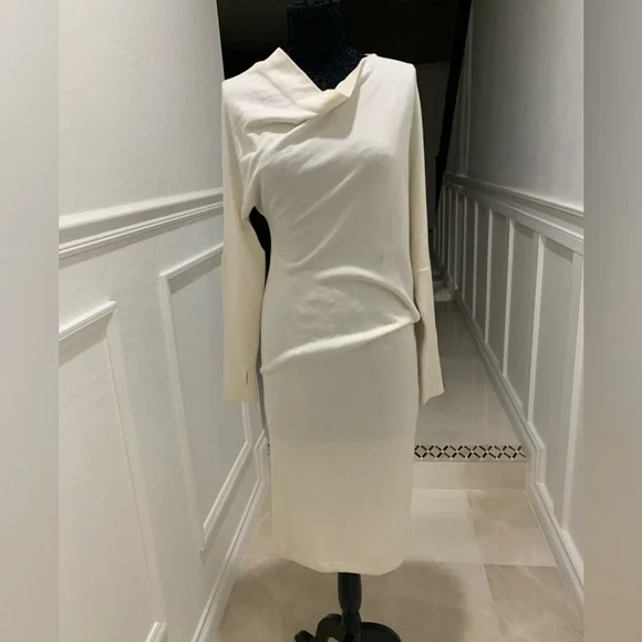 Tom Ford Dresses Tom Ford Oneshoulder Long Sleeve Cashmere